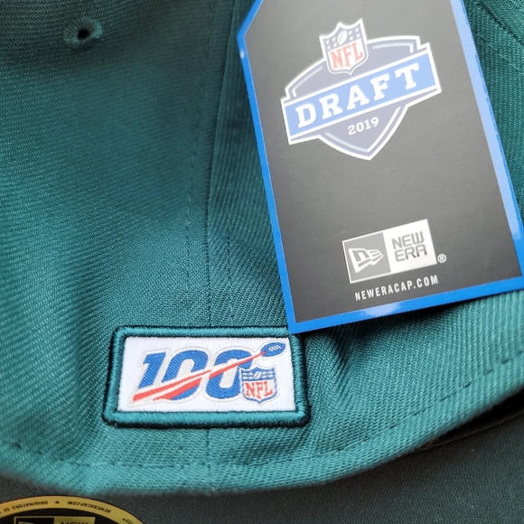 Philadelphia Eagles New Era 2019 NFL Draft  Low Profile 59FIFTY Hat Cap  7-3/8 - Picture 3 of 5